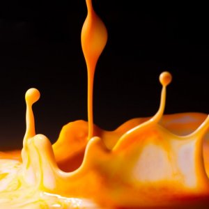 : Orange splash